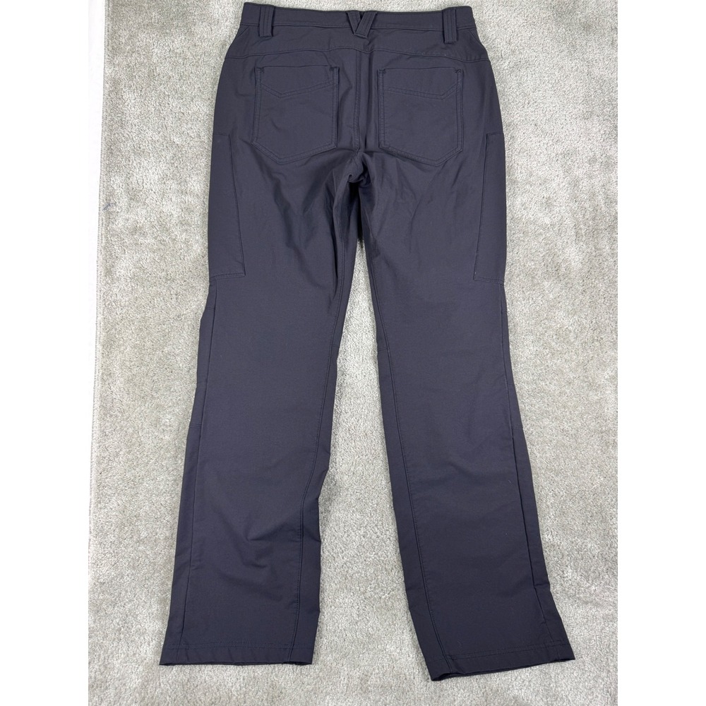 Duluth Trading Co Dry on the Fly Cargo Pants Dark Gray Womens 6x33 Hiking Travel - Picture 2 of 6